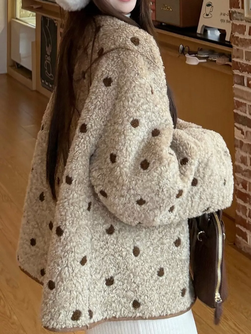 Polka Dot Toggle Jacket, image 7