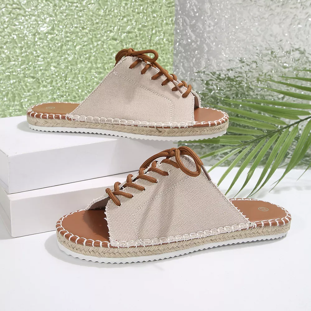 Open Toe Lace Up Sandals, image 10