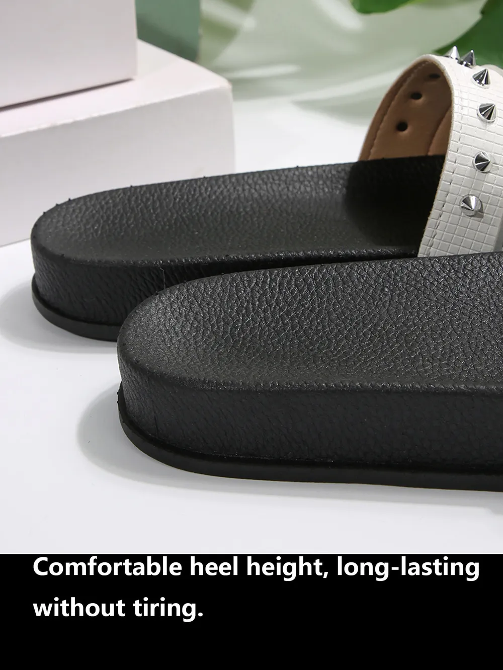 Studded Open Toe Platform Sandals, image 12