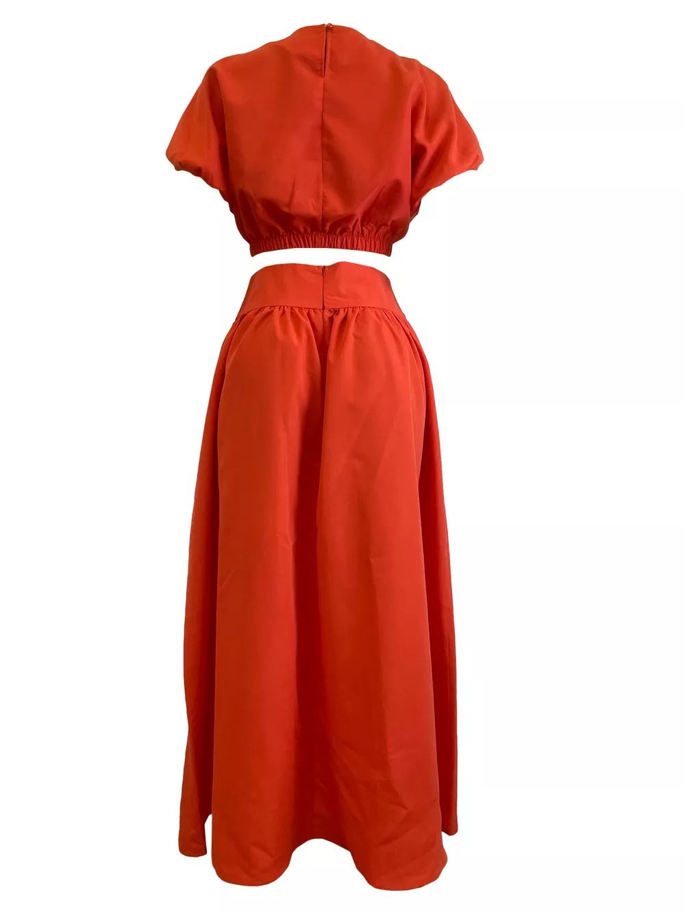 Short Sleeve Crop Top and Skirt Set, image 7