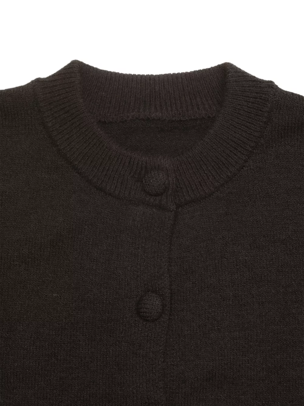 Crew Neck Button-Up Cardigan, image 6