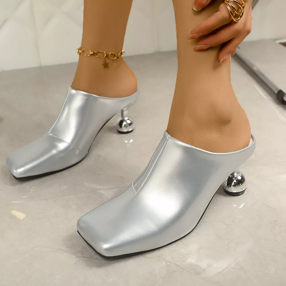 Square Toe Block Heels Sandals, image 4