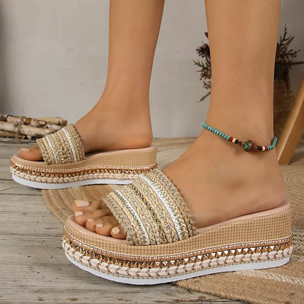 Open Toe Platform Sandals, image 4