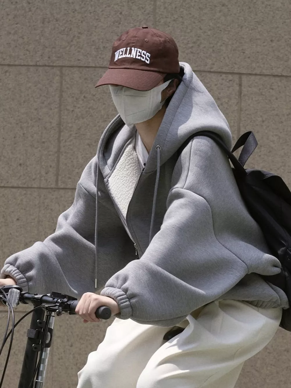 Oversized Fleece-Lined Zip-Up Hoodie, image 7