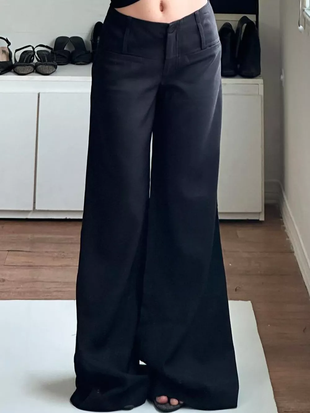 Loose Fit Flare Pants, image 4