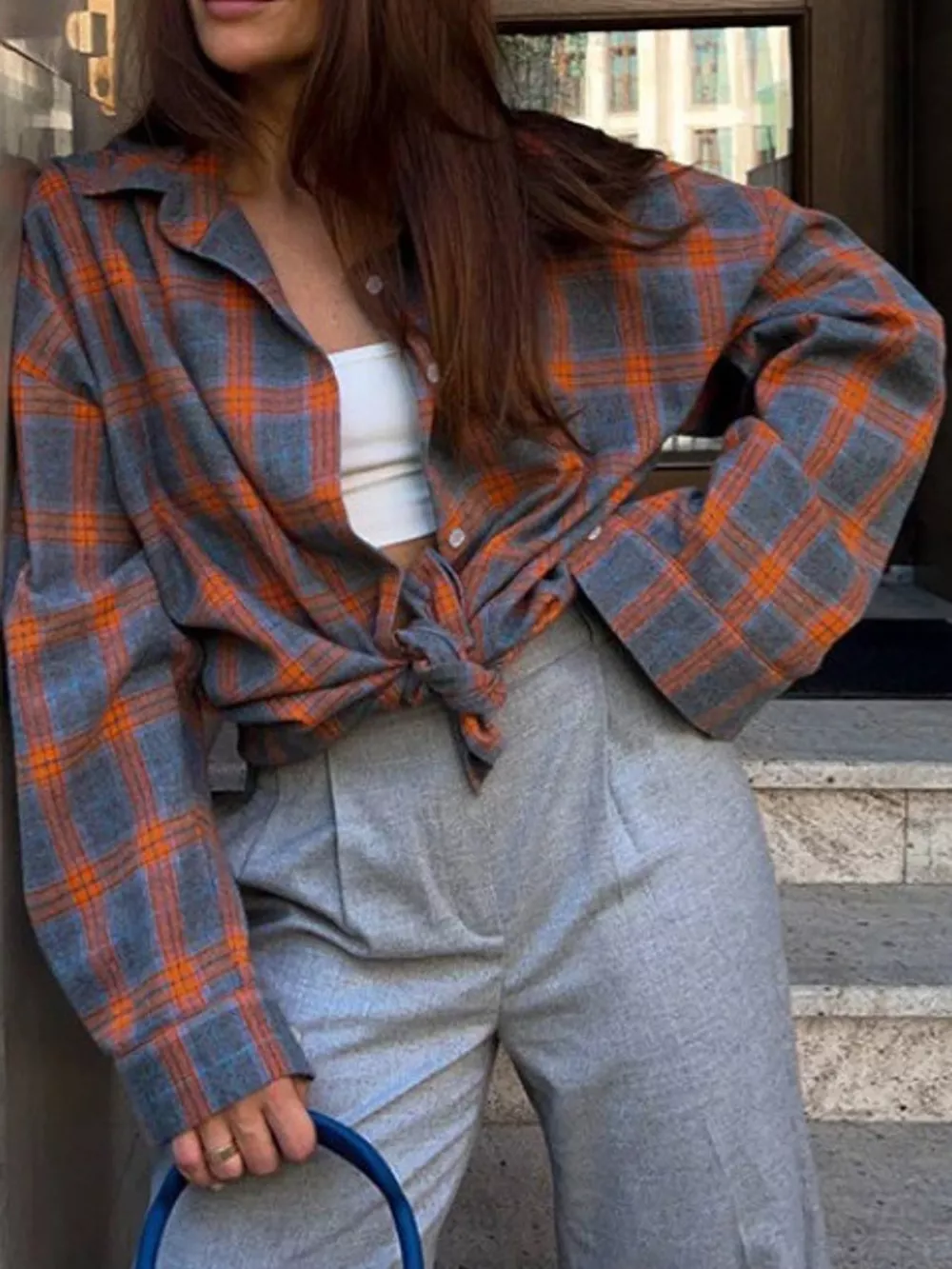 Plaid Button Up Shirt, image 15