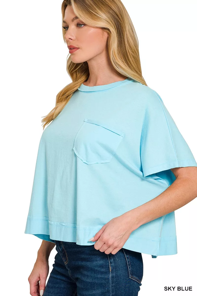 Exposed Seam Boxy Top, image 3
