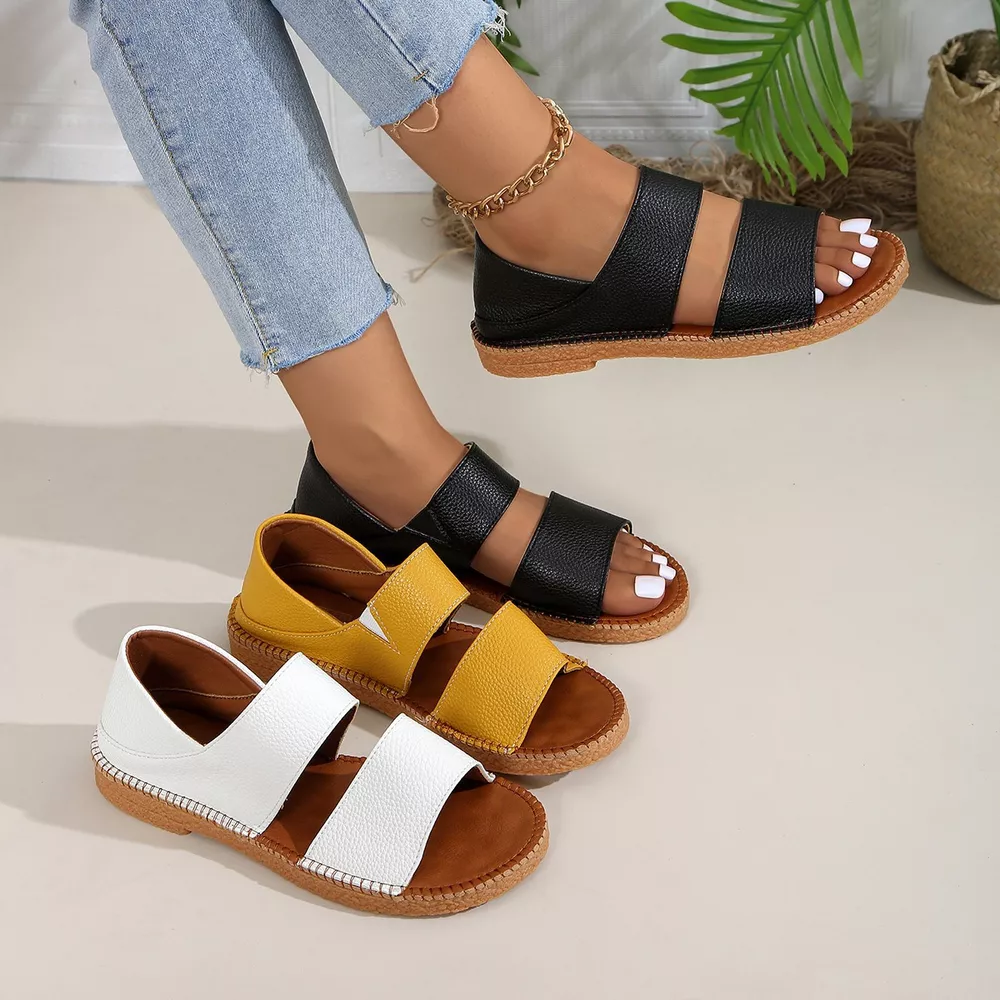 Open Toe Flats Sandals, image 2