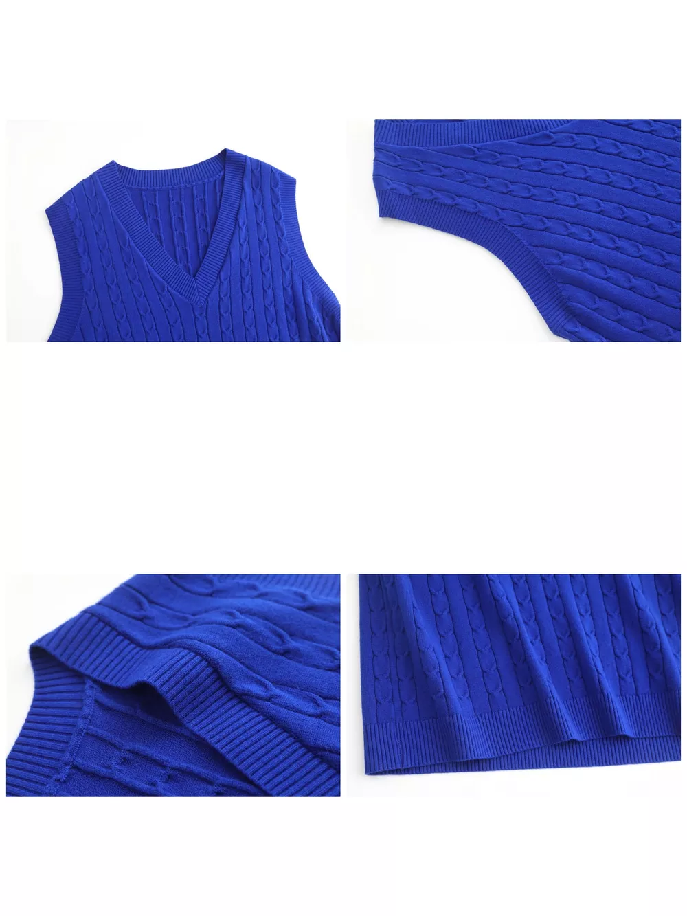 Plus Size Cable Knit Sweater Vest, image 19