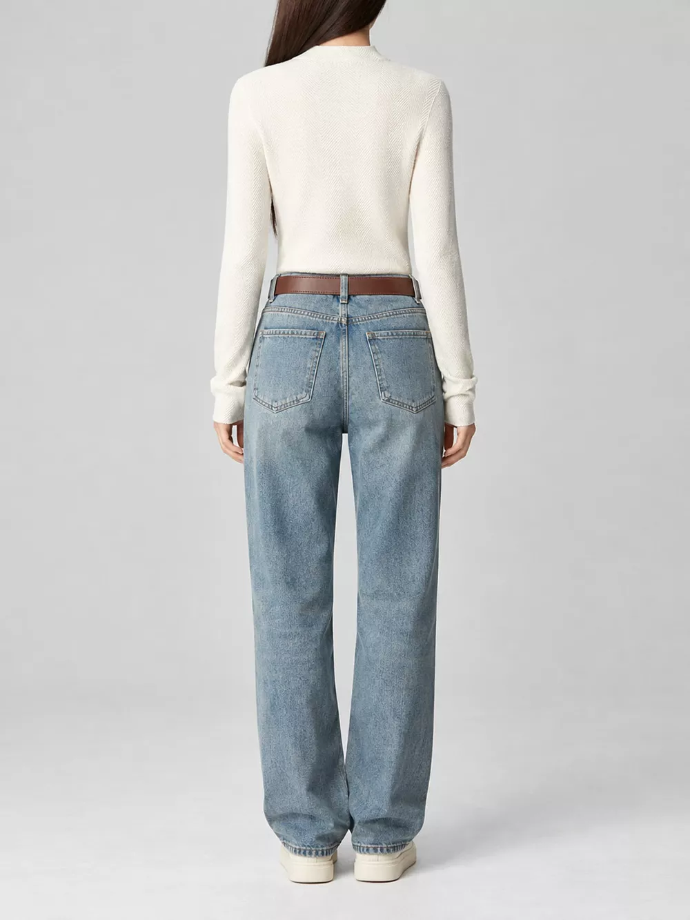 Textured Mock Neck Sweater, image 17