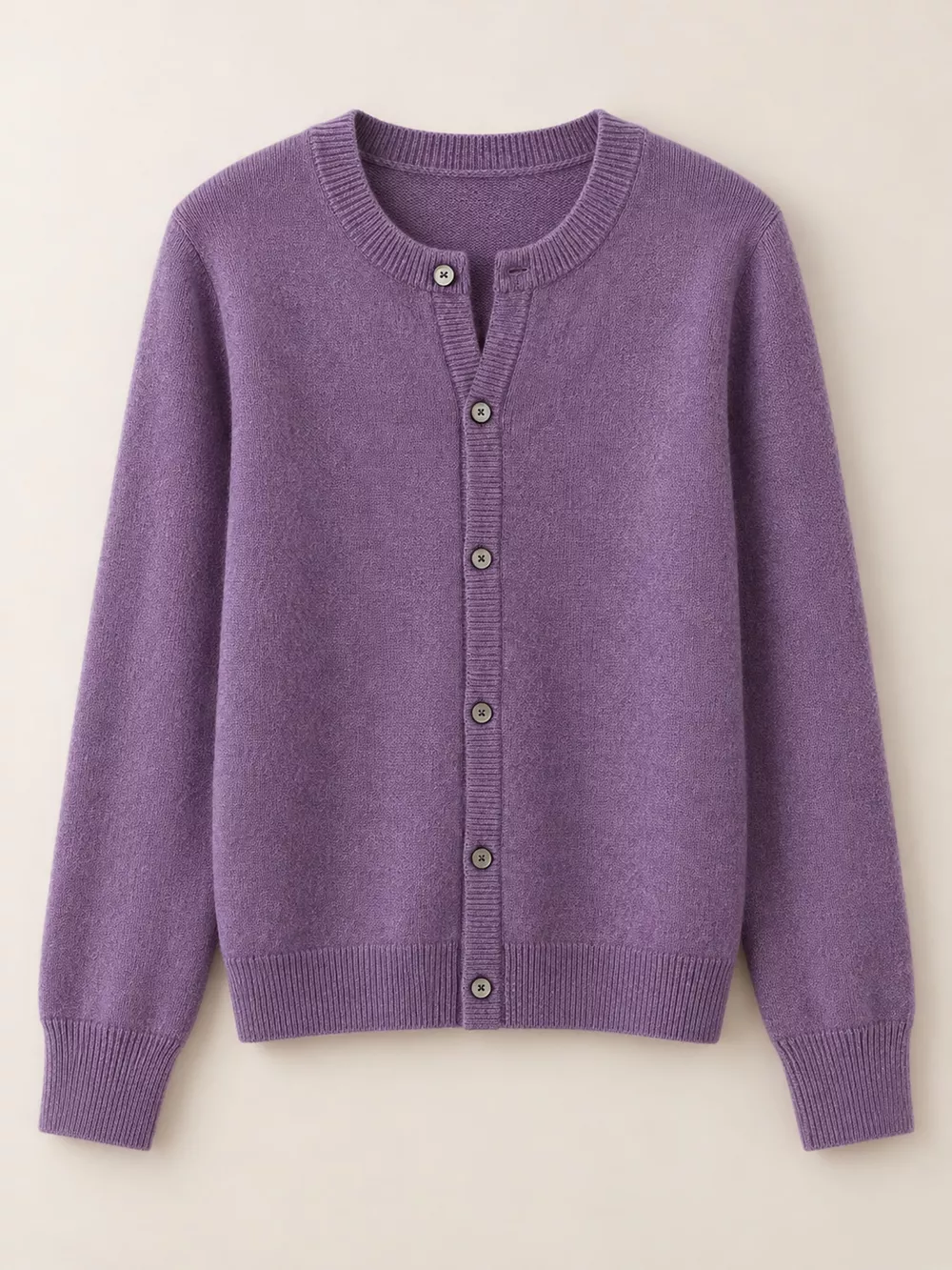 Crew Neck Button-Down Knit Cardigan, image 43