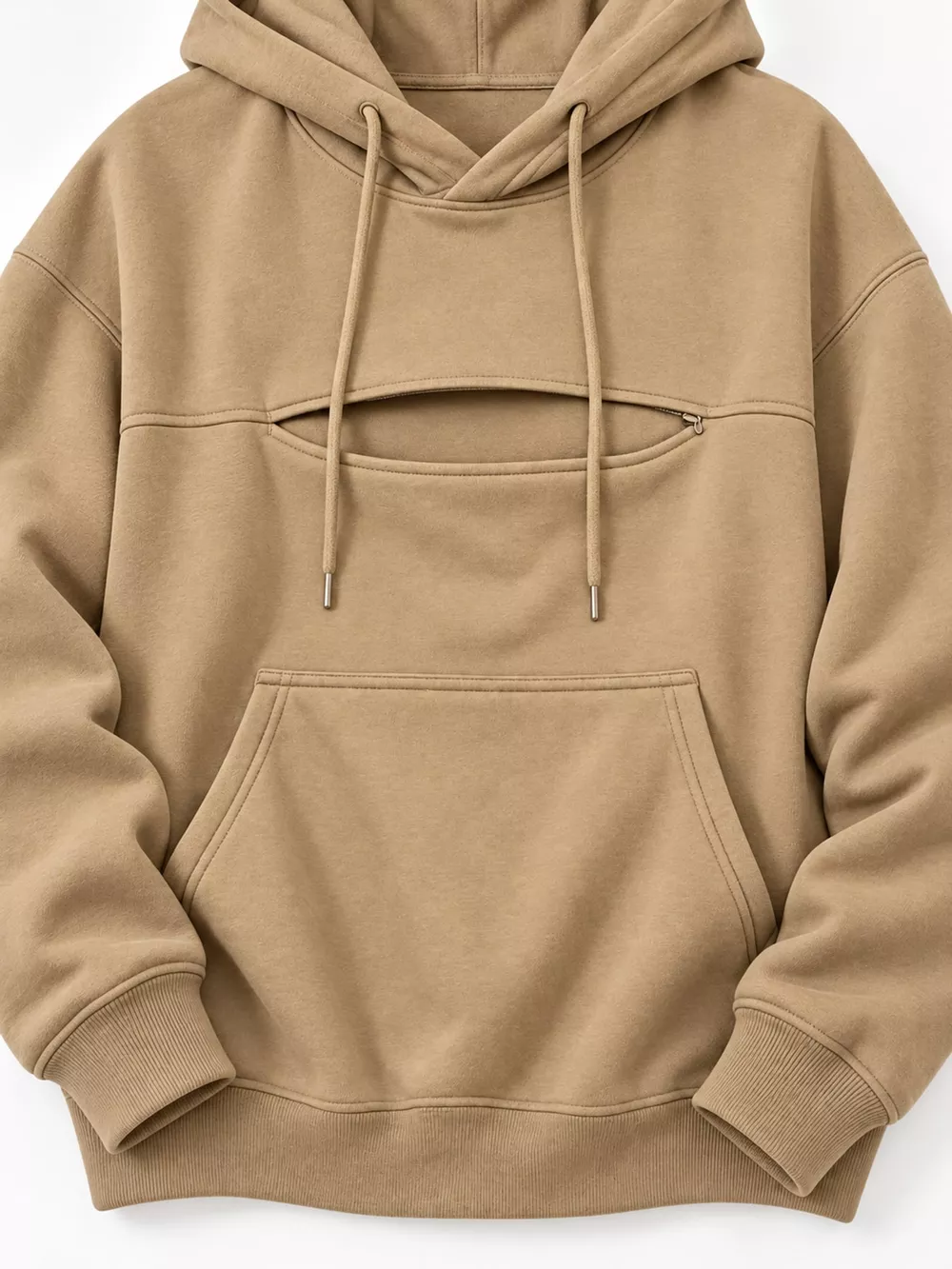 Full Size Cat Pouch Drawstring Hoodie Plus Size, image 38
