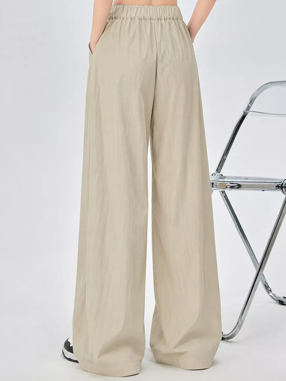 High-Waisted Loose Fit Wide-Leg Casual Pants, image 24