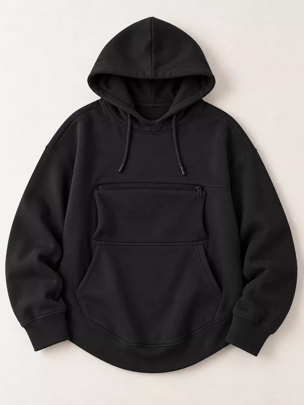 Full Size Cat Pouch Drawstring Hoodie Plus Size, image 5