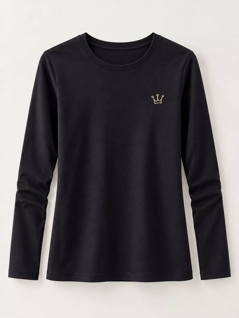 Full Size Crown Long Sleeve T-Shirt Plus Size, image 9