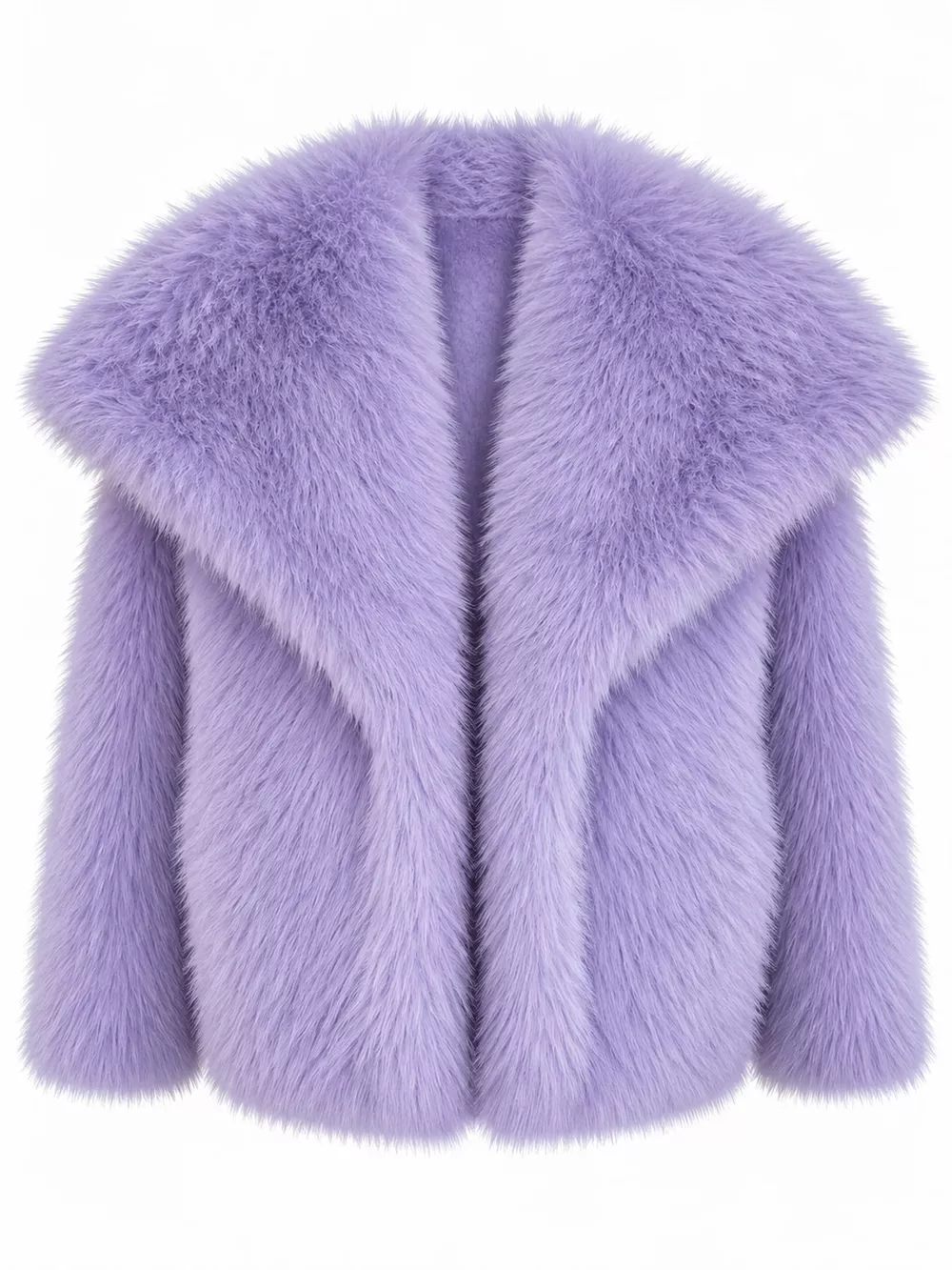 Fox Fur Collar Winter Outerwear, image 36
