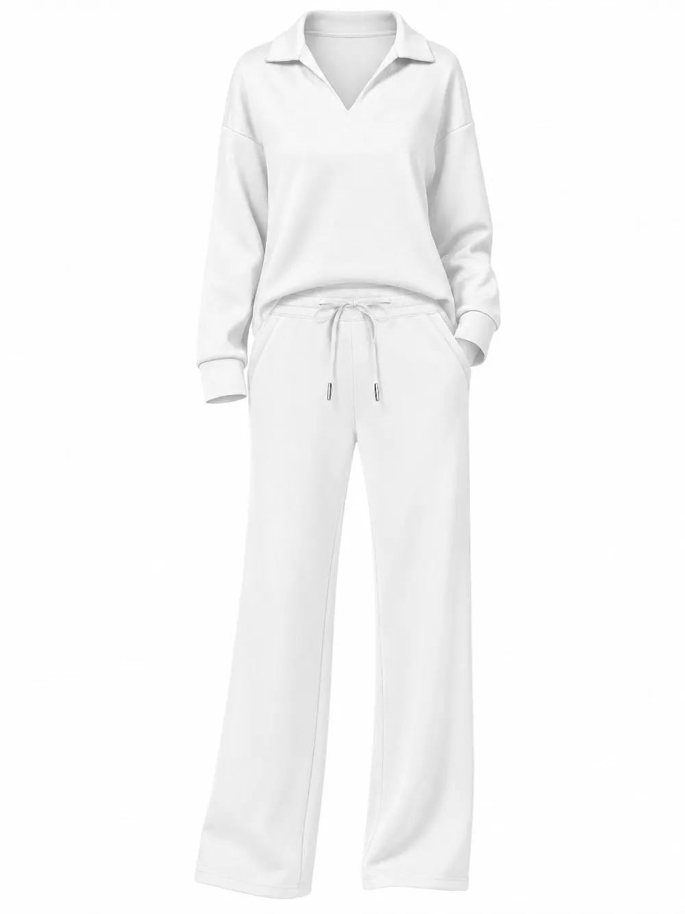 Dropped Shoulder Top and Pants Set, image 40