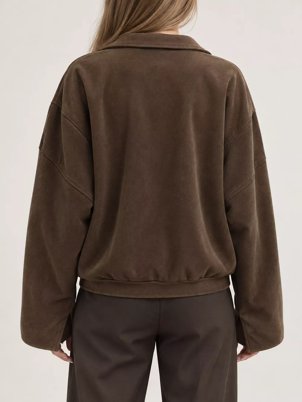 Zip Up Cropped Jacket, image 3