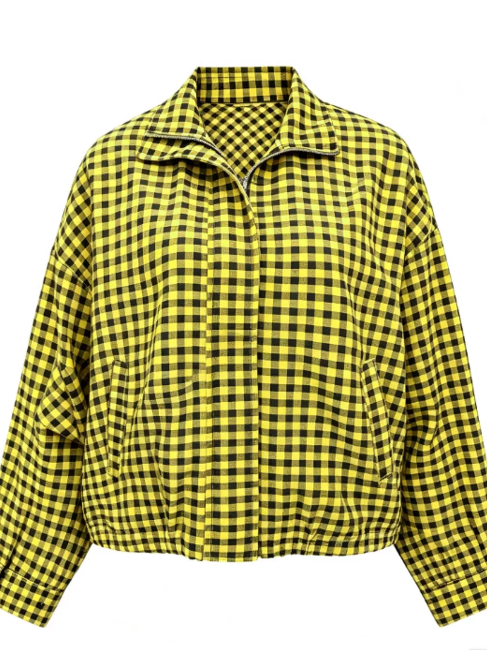 Plaid Zip-Up Jacket, image 16