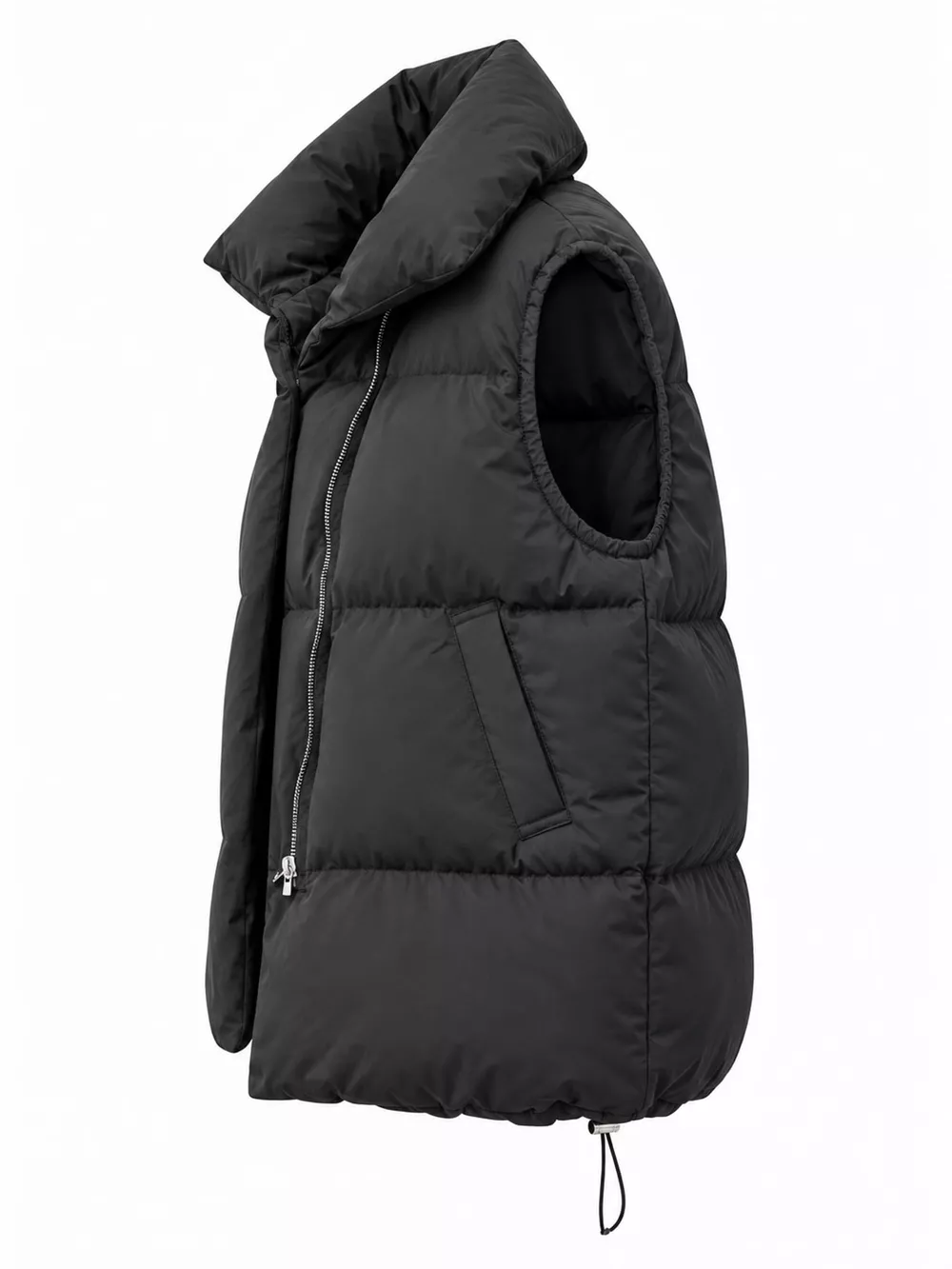 Stand-Up Collar Puffer Vest Coat, image 12