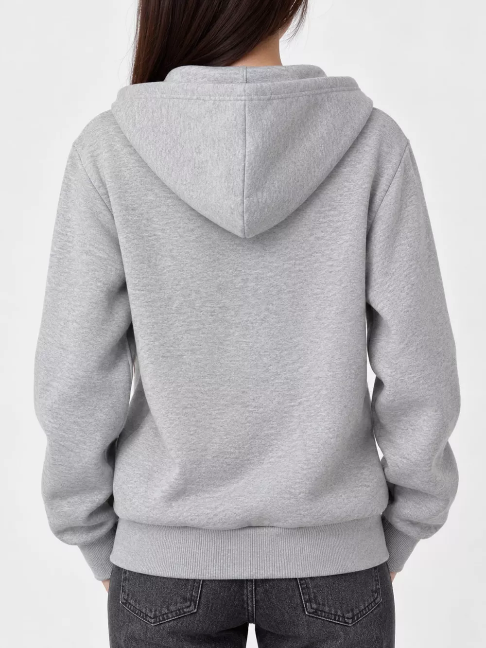 Zip-Up Hoodie with Front Pockets, image 7