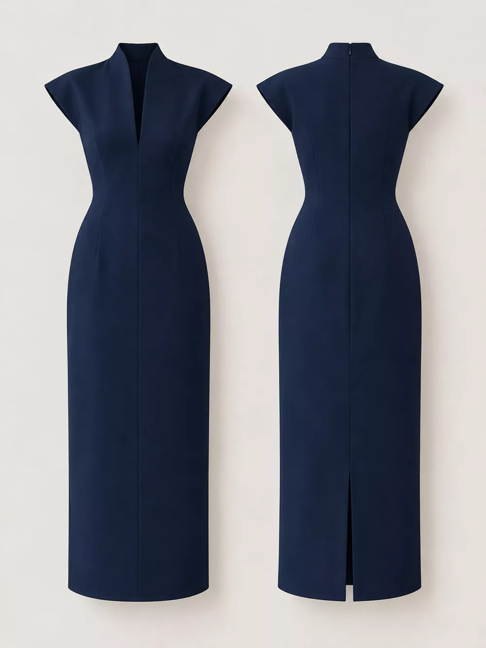 Slit Sleeveless Bodycon Midi Dress, image 30