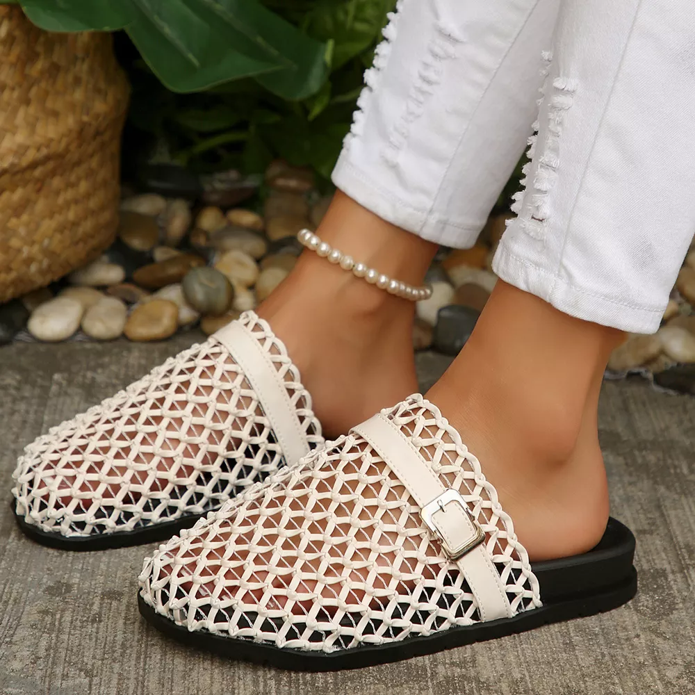 Round Toe Buckle Sandals, image 7