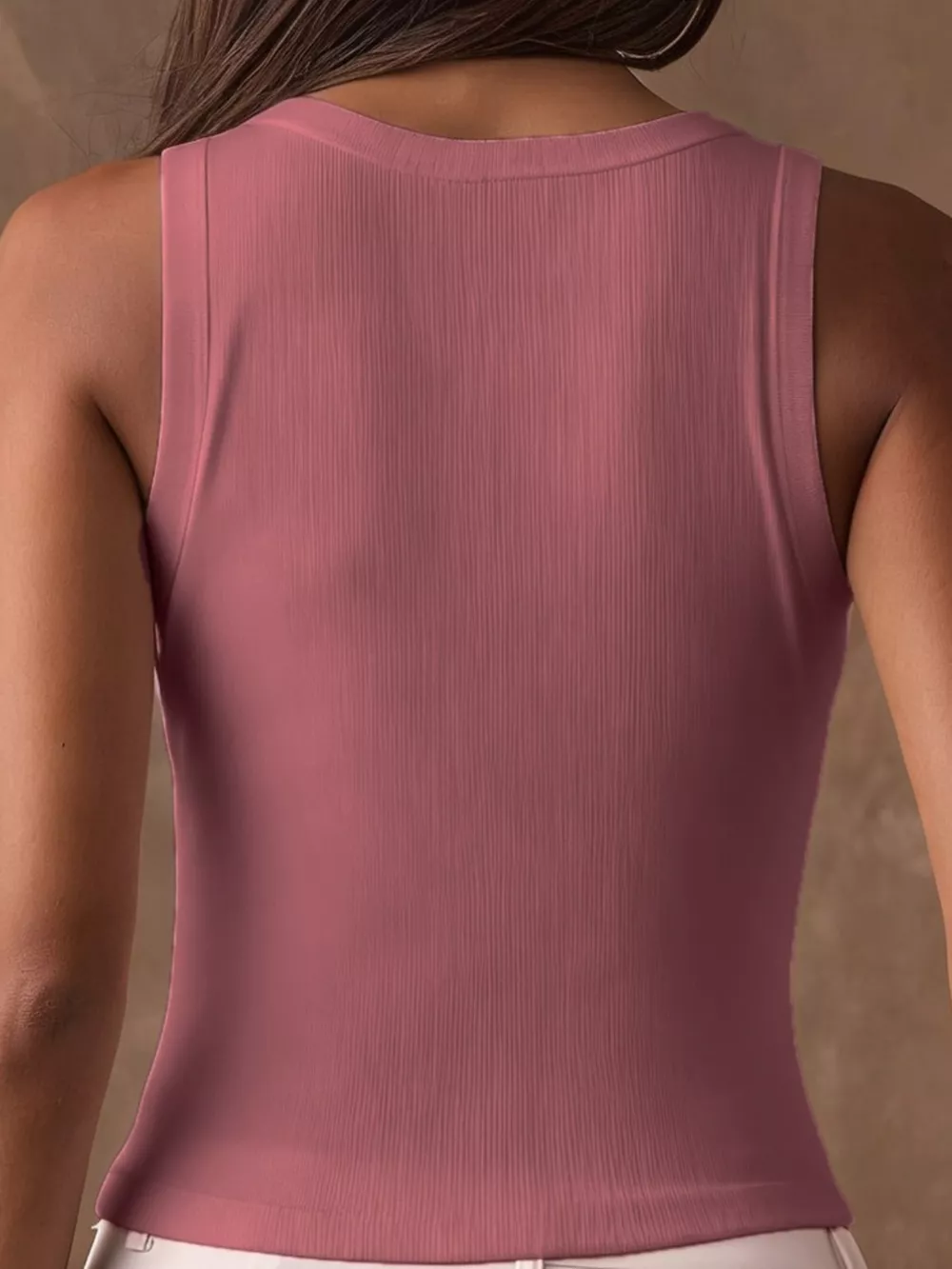 Studded Ribbed Knit Tank Top, image 15