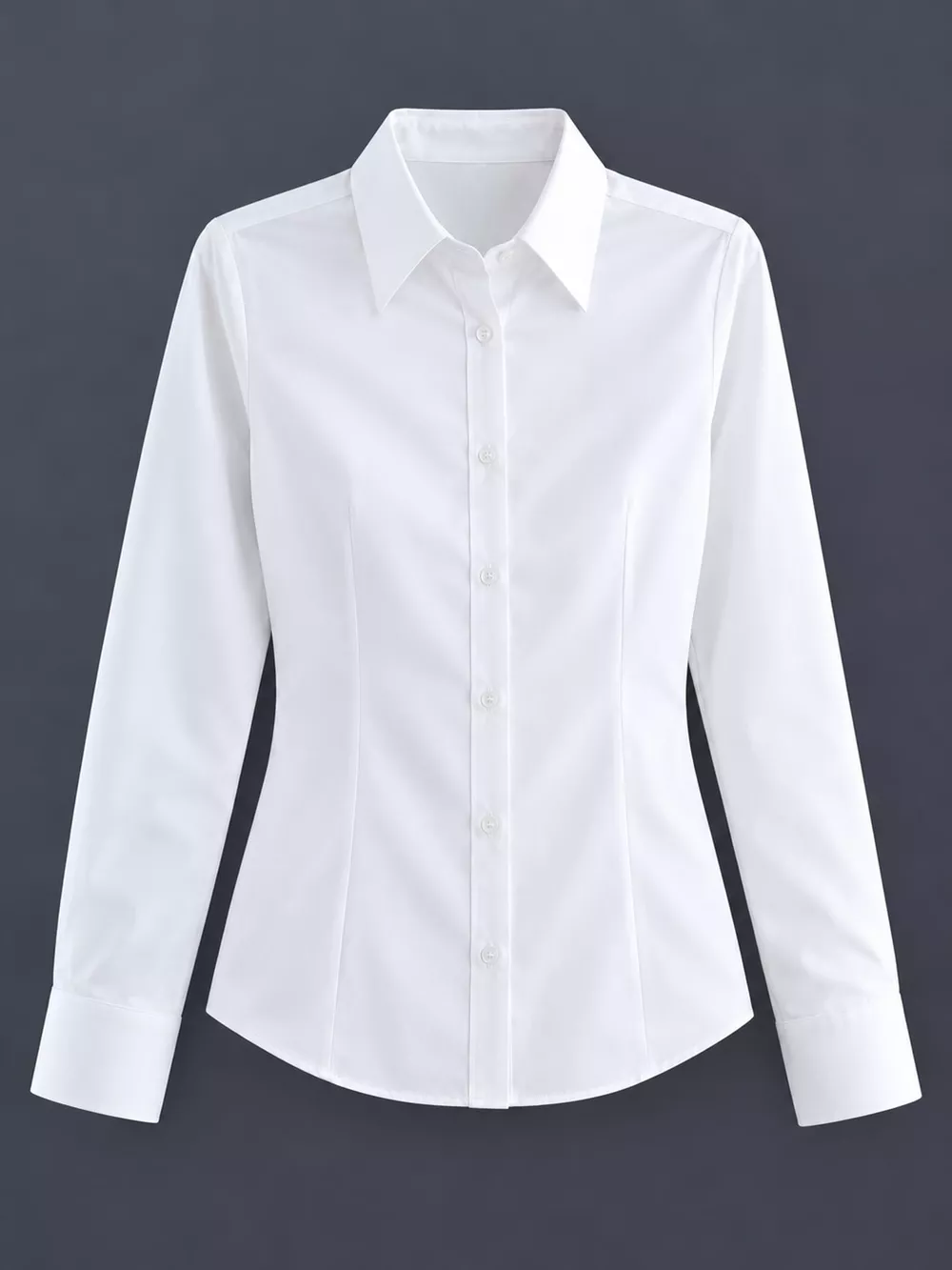 Full Size Classic Slim-Fit Button-Down Shirt Plus Size, image 5