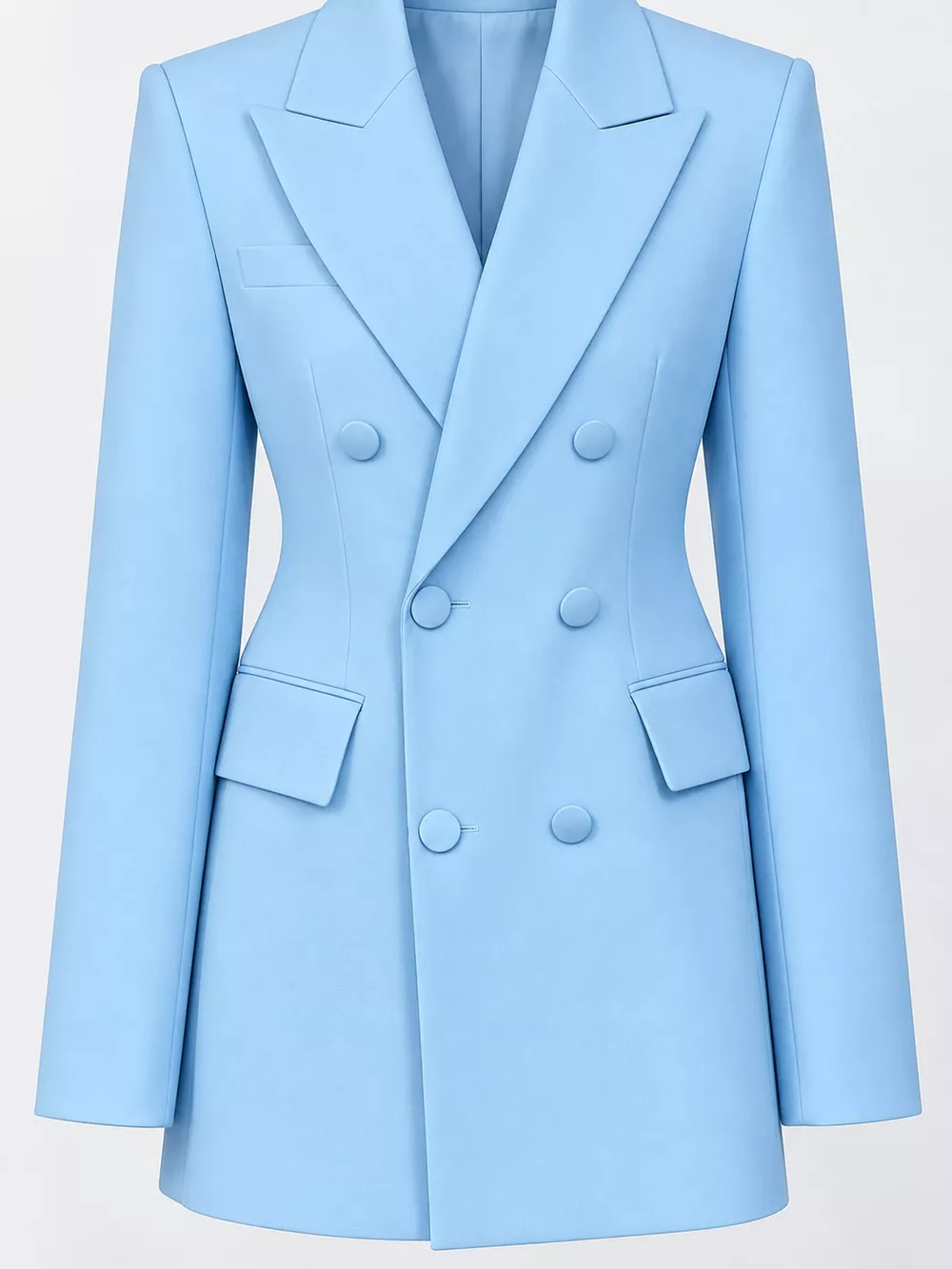Full Size Double-Breasted Slim-Fit Blazer Plus Size, image 32