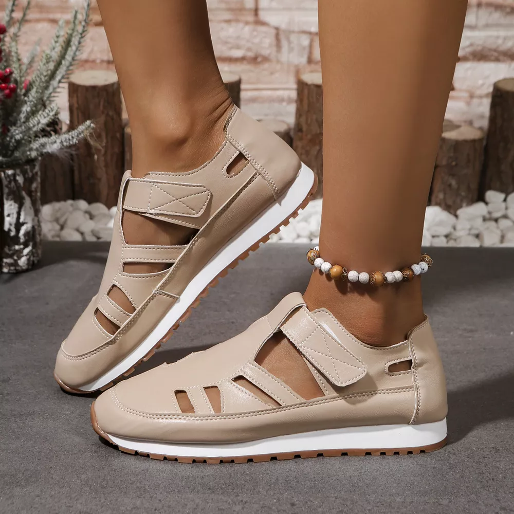 Round Toe Cutout Sandals, image 7