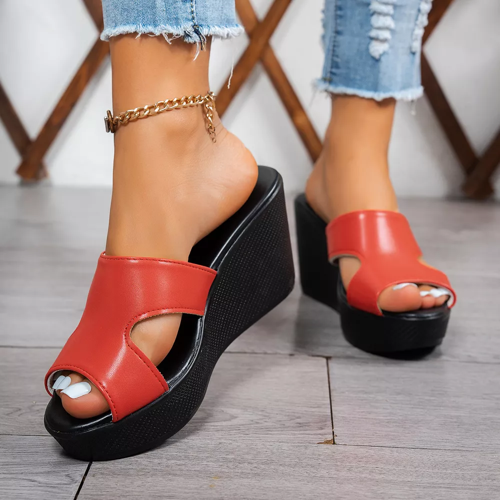 Open Toe Wedge Sandals, image 5