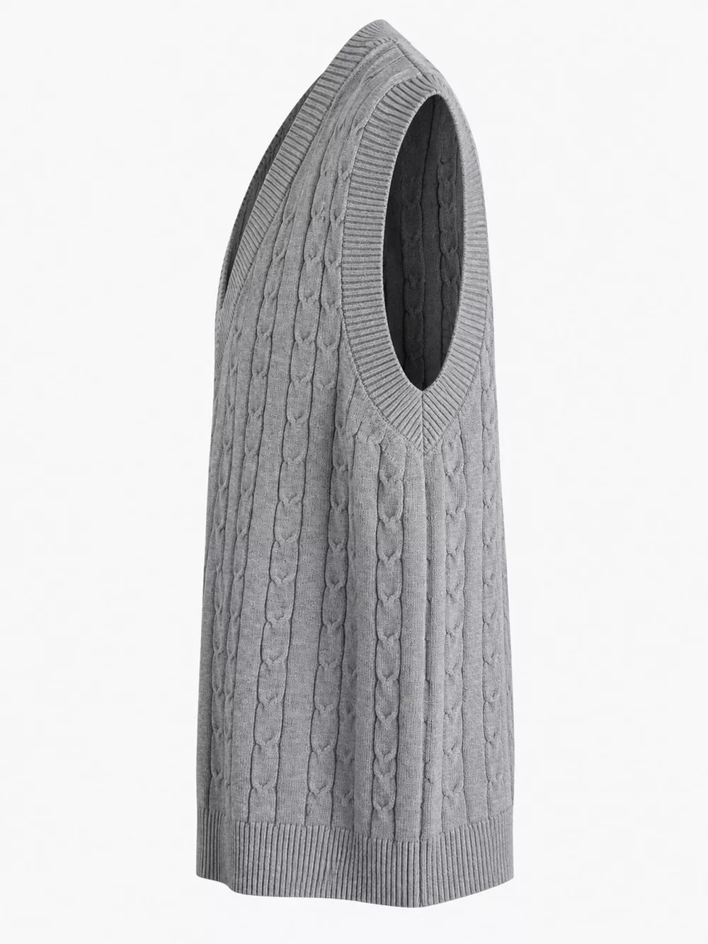 Plus Size Cable Knit Sweater Vest, image 7