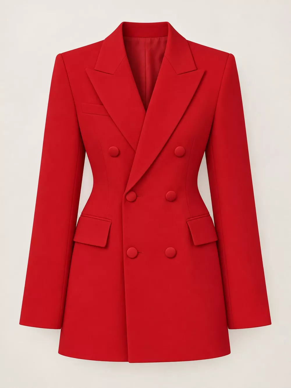 Full Size Double-Breasted Slim-Fit Blazer Plus Size, image 17