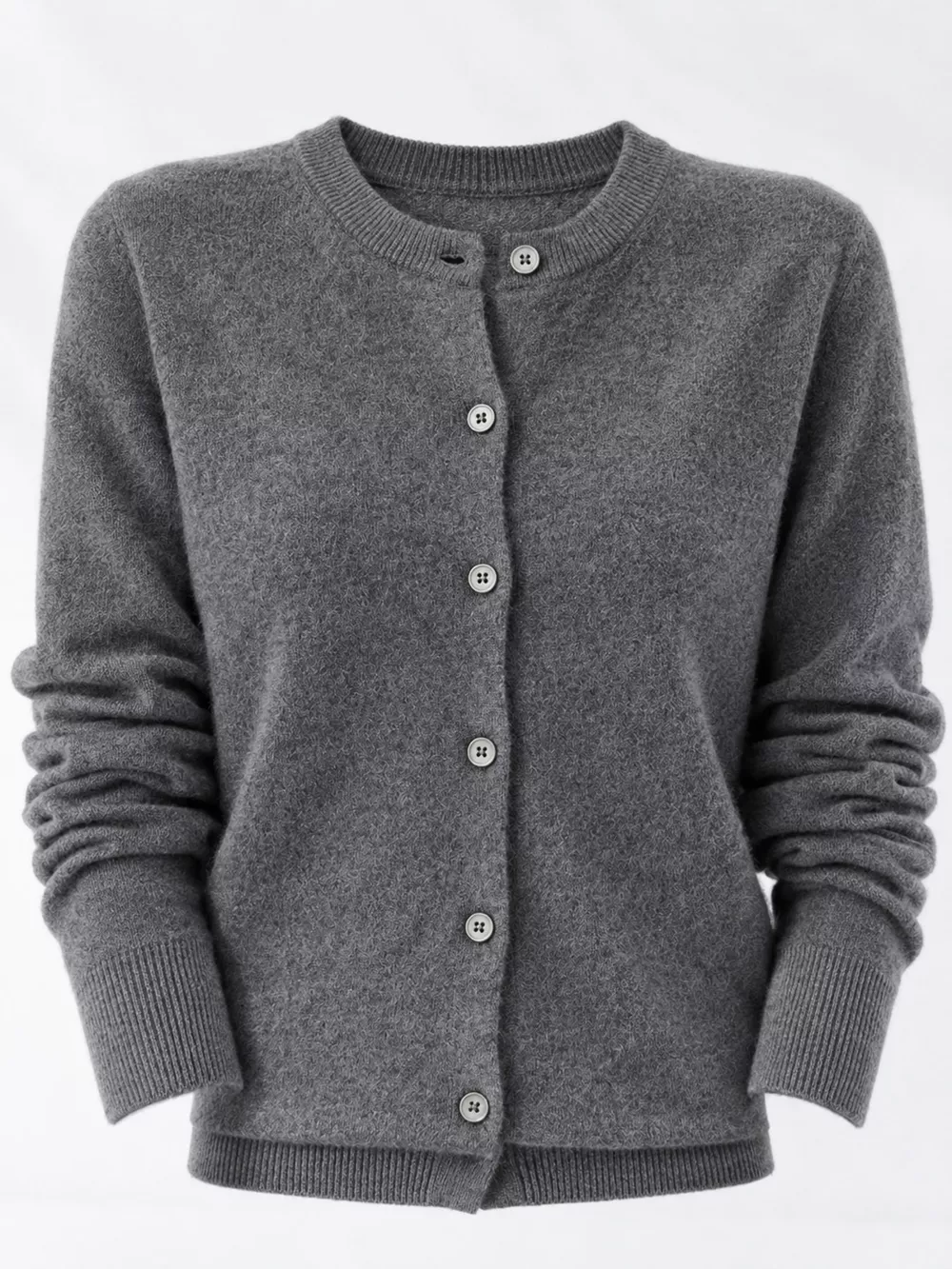 Crew Neck Button-Down Cardigan, image 99