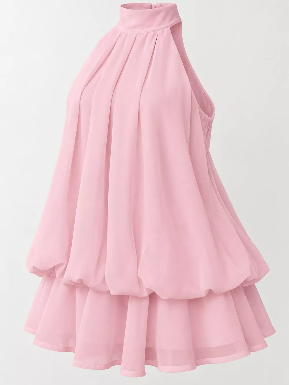 Halter Neck Ruched Mini Dress, image 49