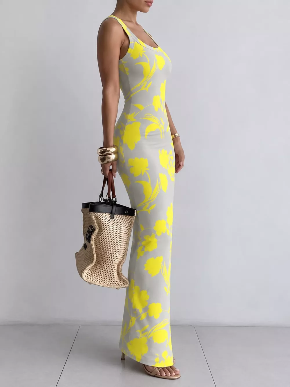 Sleeveless Bodycon Maxi Dress, image 12