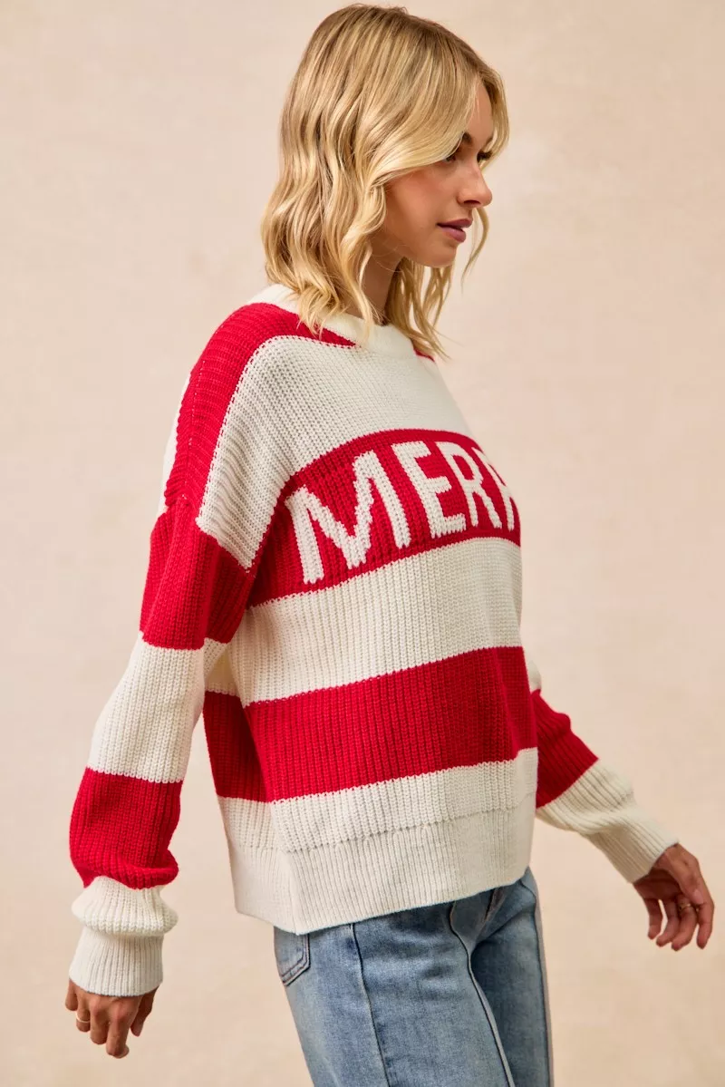 Christmas Merry Lettering Sweater, image 12