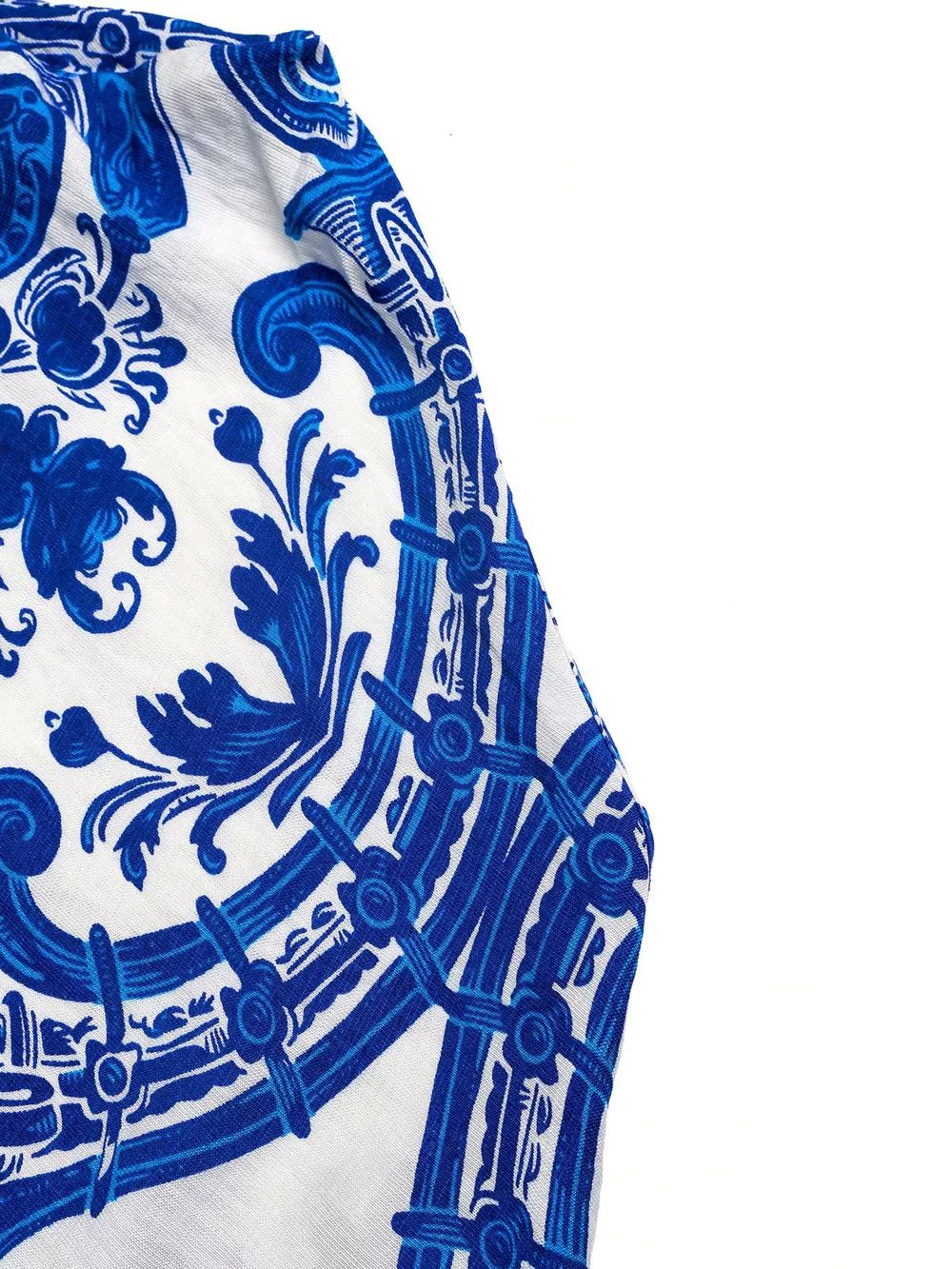 Printed Halter Neck Maxi Dress, image 6