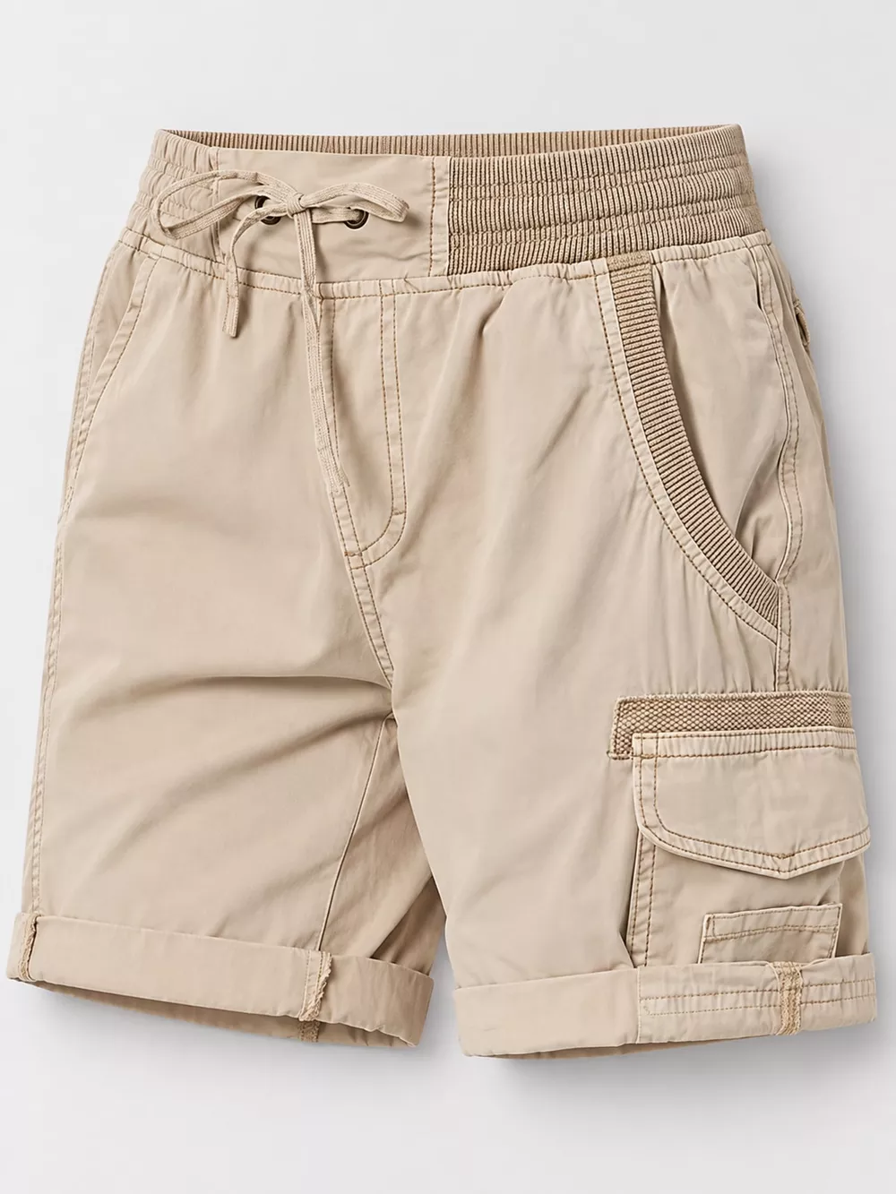 Full Size Drawstring Cargo Shorts Plus Size, image 9