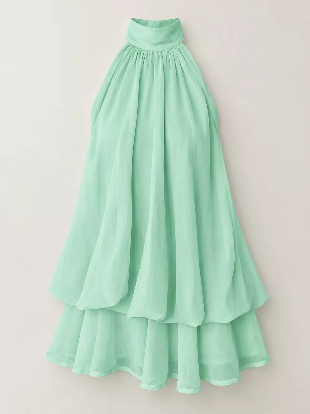 Halter Neck Ruched Mini Dress, image 66