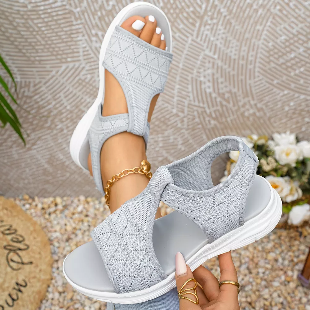 Open Toe Flats Sandals, image 7