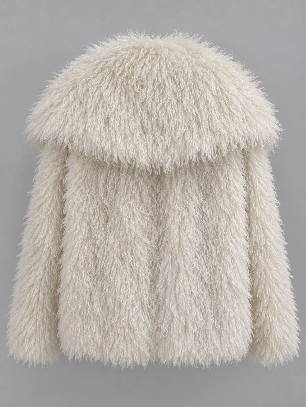 Fox Fur Collar Winter Outerwear, image 81