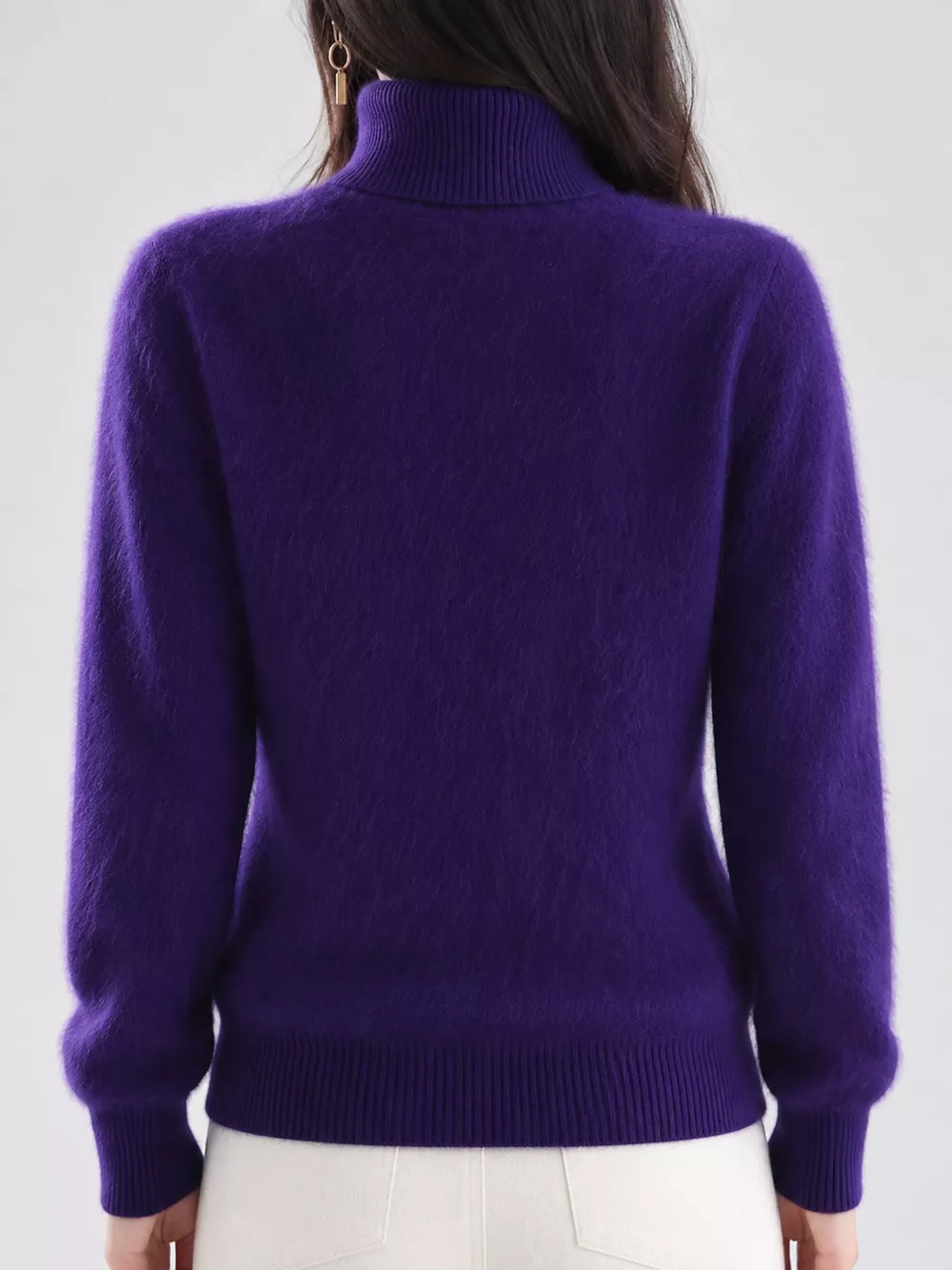 Full Size Turtleneck Long Sleeve Sweater Plus Size, image 90