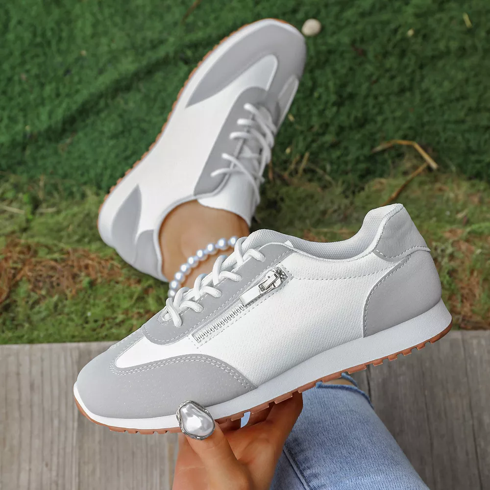 Round Toe Lace Up Sneakers, image 7