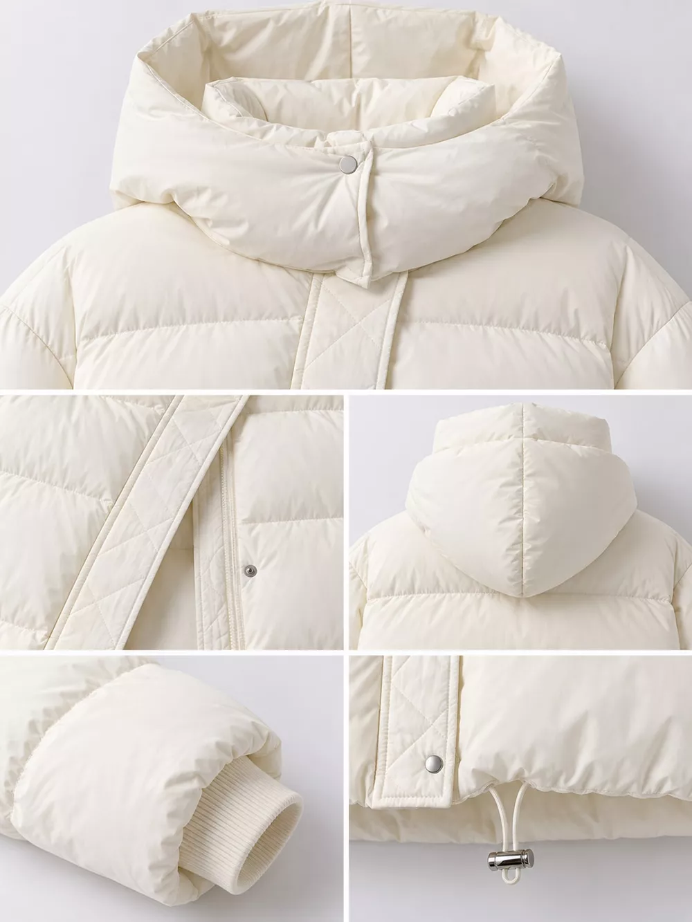 Quilted Hooded Puffer Jacket, image 18