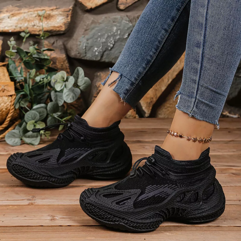 Lace Up Round Toe Sneakers, image 10