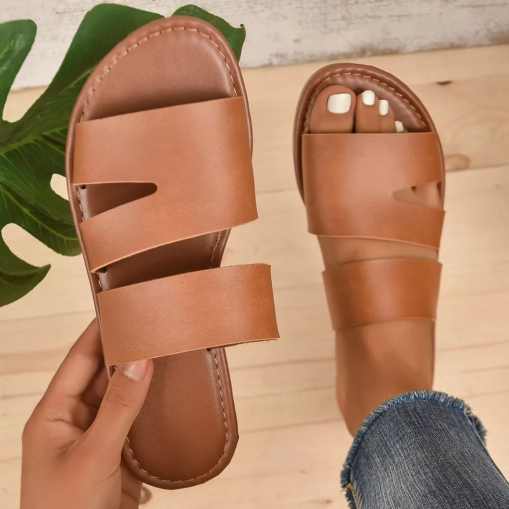 Open Toe Flat Sandals, image 5