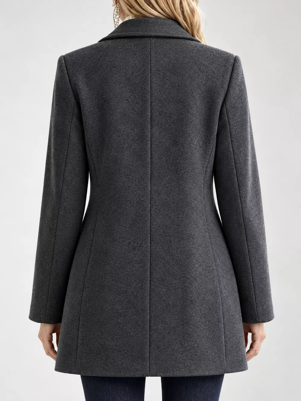 Single-Breasted Longline Coat, image 10