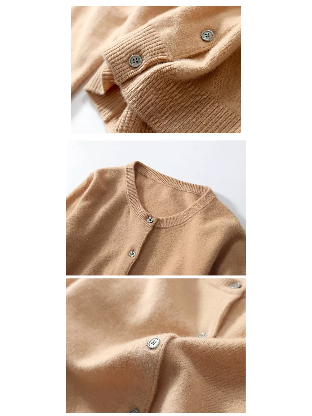 Crew Neck Button-Down Cardigan, image 37